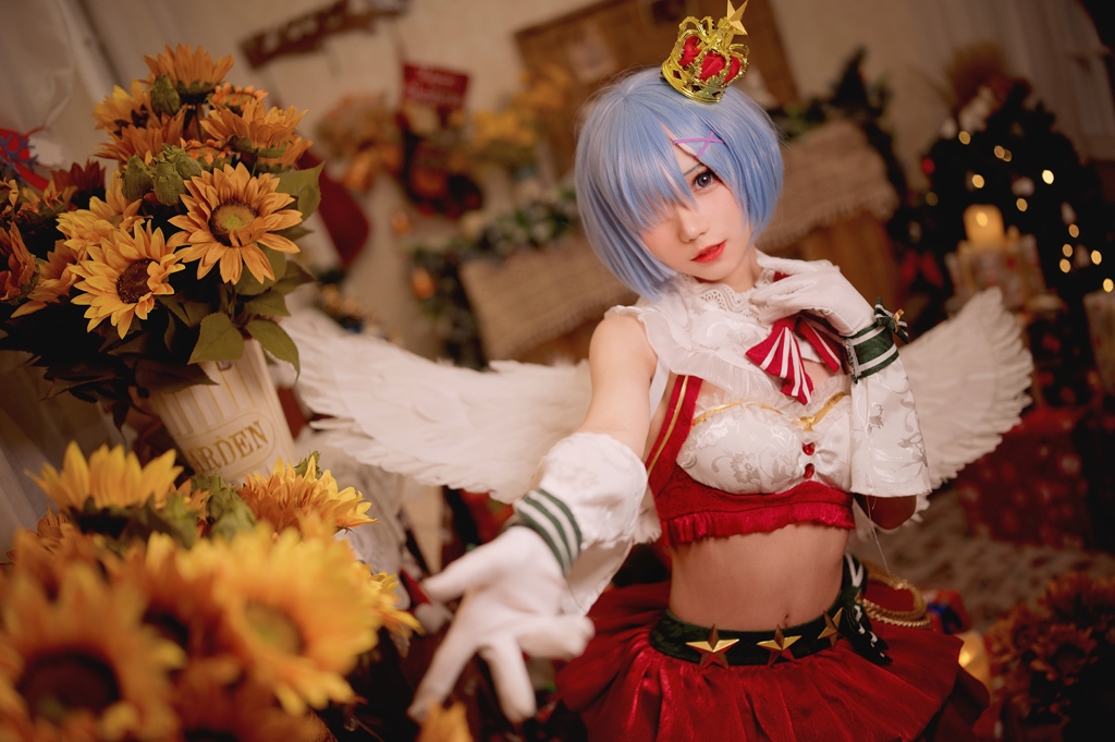 Hana 花柒 – Rem Xmas (mitaku.net) photo 1-19