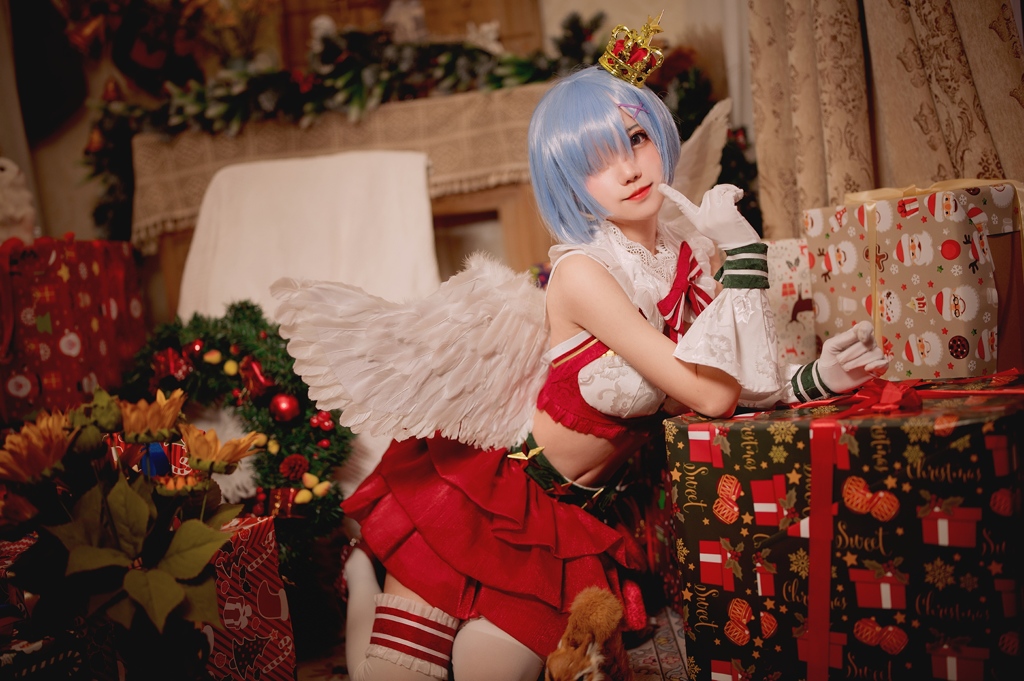 Hana 花柒 – Rem Xmas (mitaku.net) photo 1-8