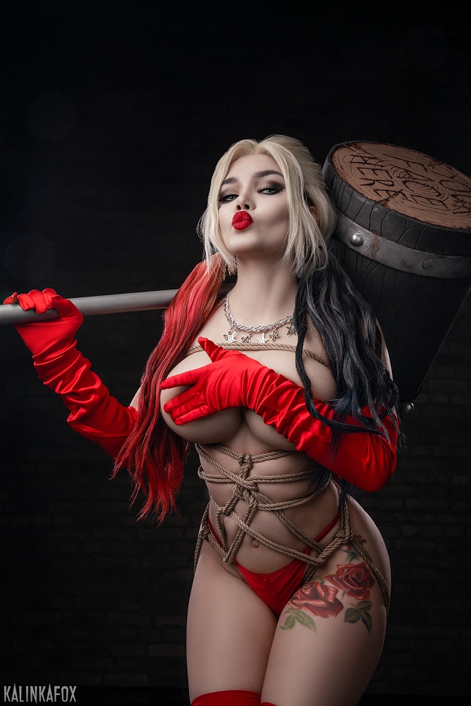 Kalinka Fox – Harley Quinn Shibari (mitaku.net) photo 1-4