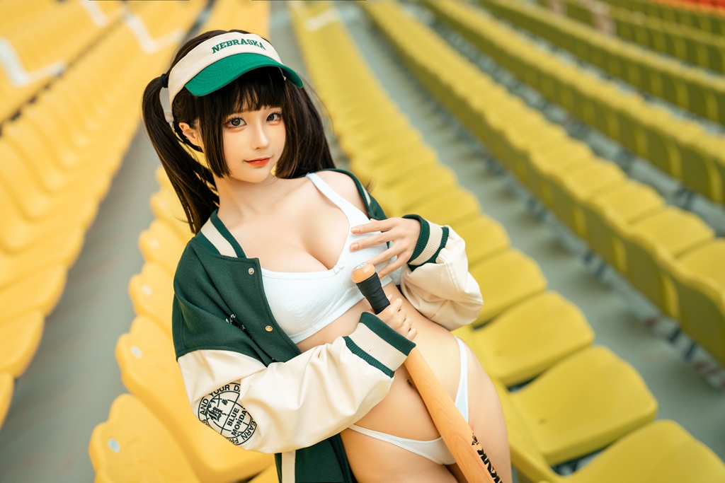 Chunmomo 蠢沫沫 – Baseball Girl (mitaku.net) photo 1-17