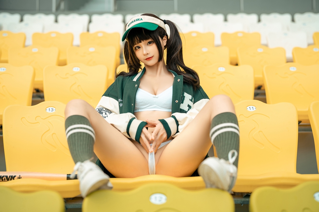 Chunmomo 蠢沫沫 – Baseball Girl (mitaku.net) photo 1-19