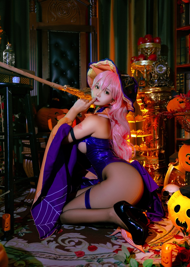 Rinaijiao 日奈娇 – Memphis Halloween (Azur Lane) (mitaku.net) photo 1-3