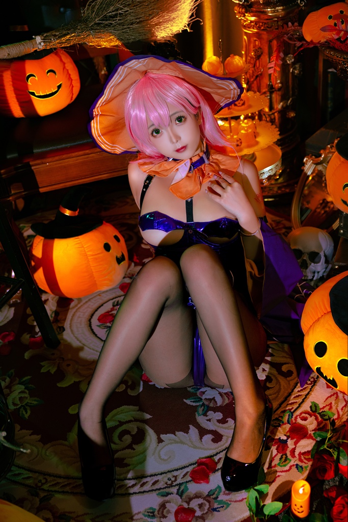 Rinaijiao 日奈娇 – Memphis Halloween (Azur Lane) (mitaku.net) photo 1-6