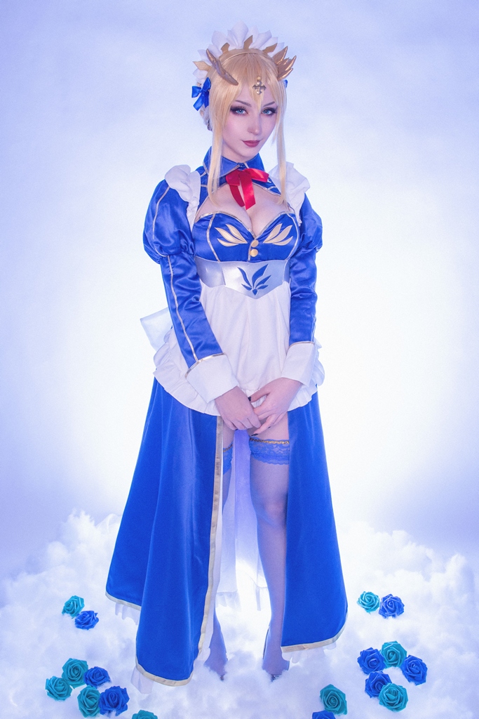 ShiroKitsune – Artoria Pendragon Maid (mitaku.net) photo 1-0