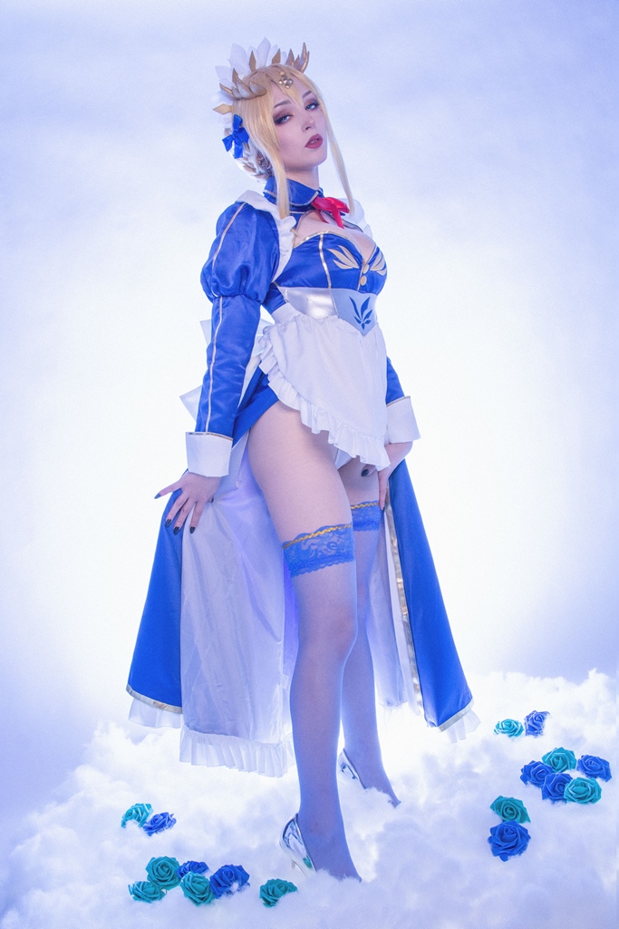 ShiroKitsune – Artoria Pendragon Maid (mitaku.net) photo 1-11