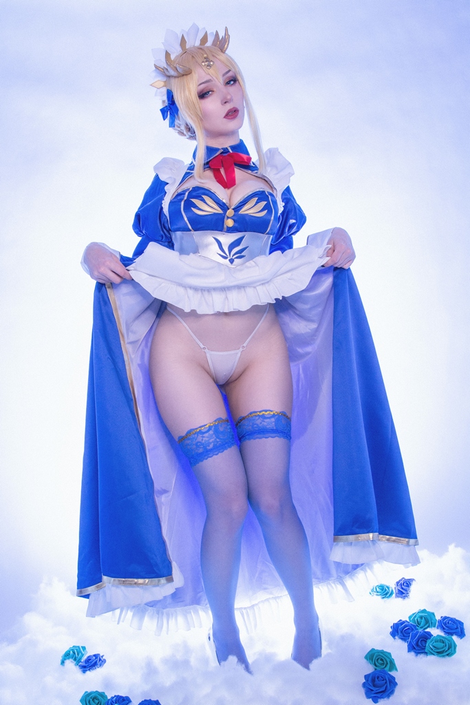 ShiroKitsune – Artoria Pendragon Maid (mitaku.net) photo 1-12