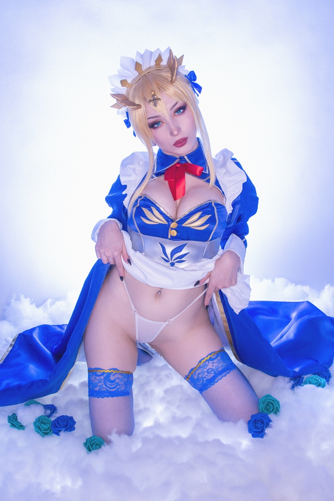 ShiroKitsune – Artoria Pendragon Maid (mitaku.net) photo 1-14