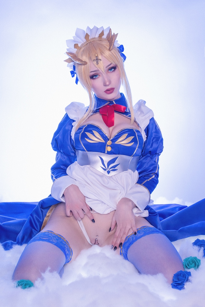 ShiroKitsune – Artoria Pendragon Maid (mitaku.net) photo 1-17