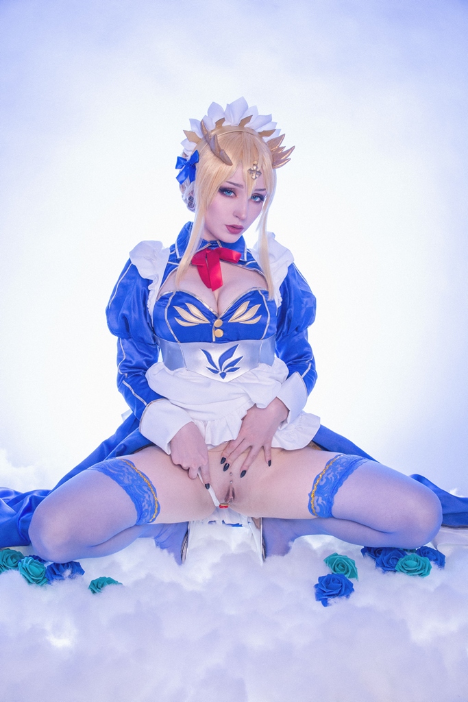 ShiroKitsune – Artoria Pendragon Maid (mitaku.net) photo 1-18