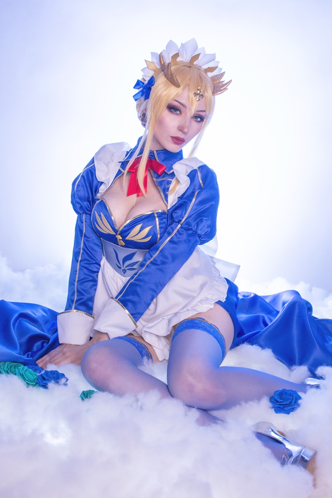 ShiroKitsune – Artoria Pendragon Maid (mitaku.net) photo 1-1