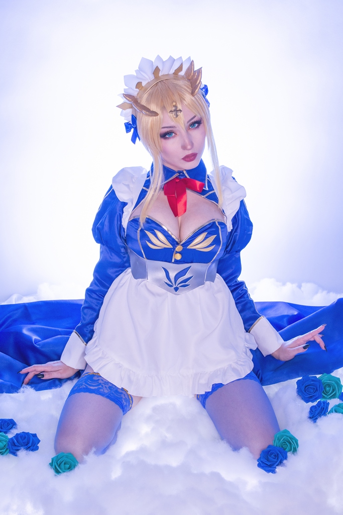 ShiroKitsune – Artoria Pendragon Maid (mitaku.net) photo 1-4