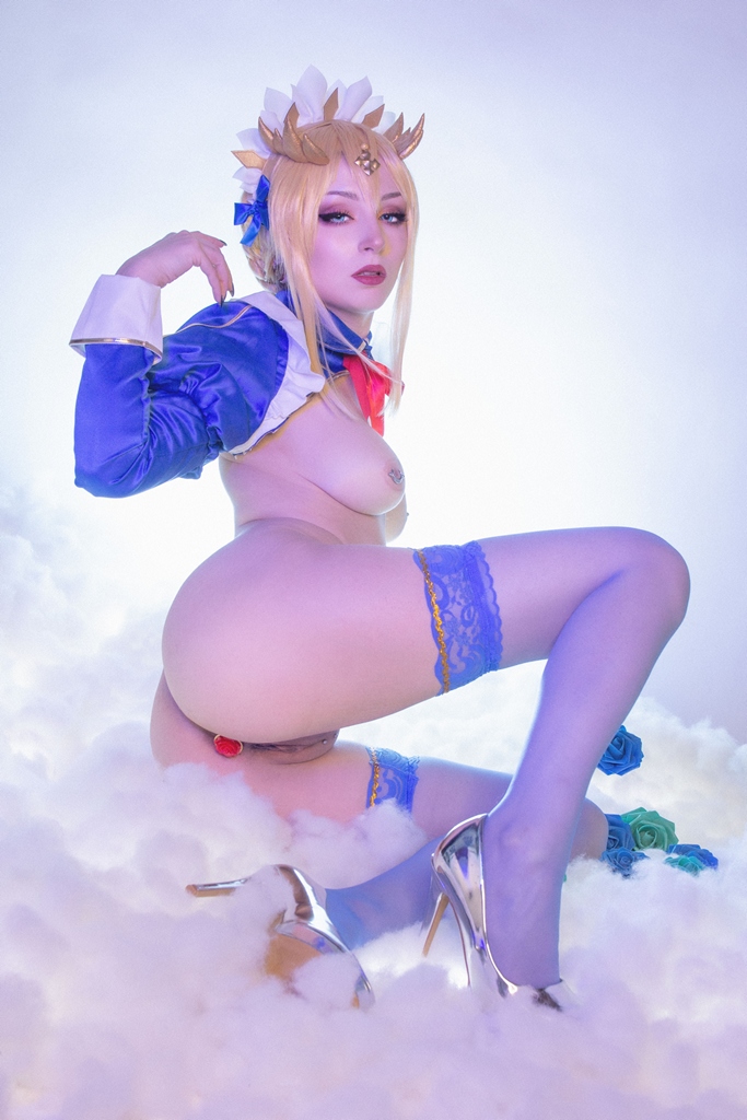 ShiroKitsune – Artoria Pendragon Maid (mitaku.net) photo 3-12