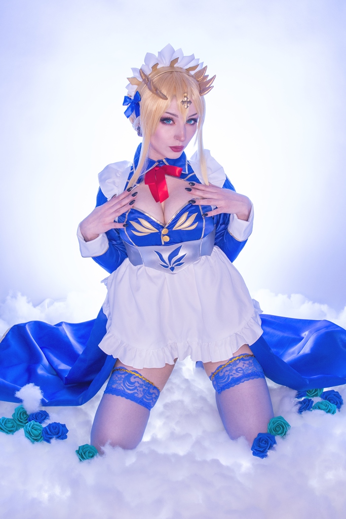 ShiroKitsune – Artoria Pendragon Maid (mitaku.net) photo 1-5