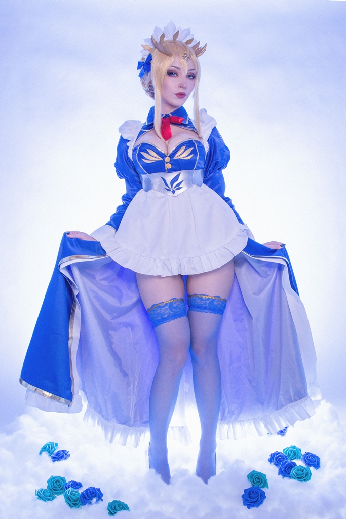 ShiroKitsune – Artoria Pendragon Maid (mitaku.net) photo 1-6