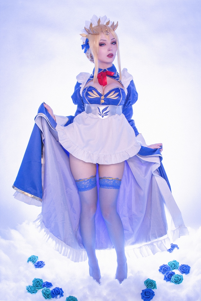 ShiroKitsune – Artoria Pendragon Maid (mitaku.net) photo 1-7