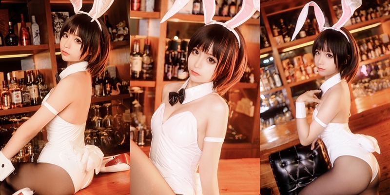 Chunmomo 蠢沫沫 Megumi Kato Bunny Suit Cover