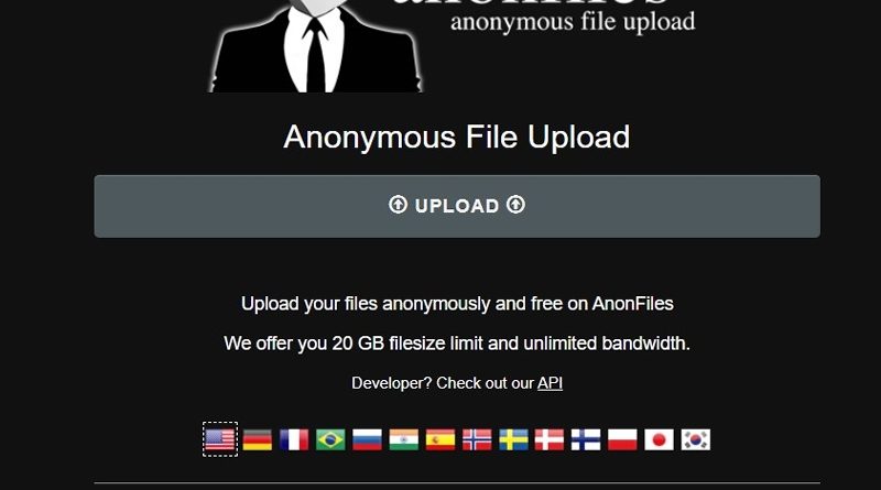 Anonfiles is down