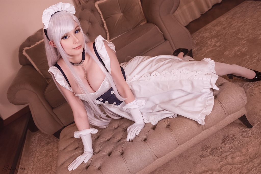 Miih Cosplay – Belfast (Azur Lane) (mitaku.net) photo 1-18