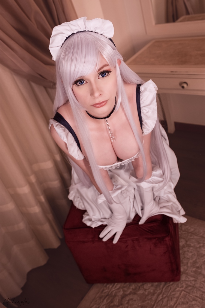 Miih Cosplay – Belfast (Azur Lane) (mitaku.net) photo 2-19