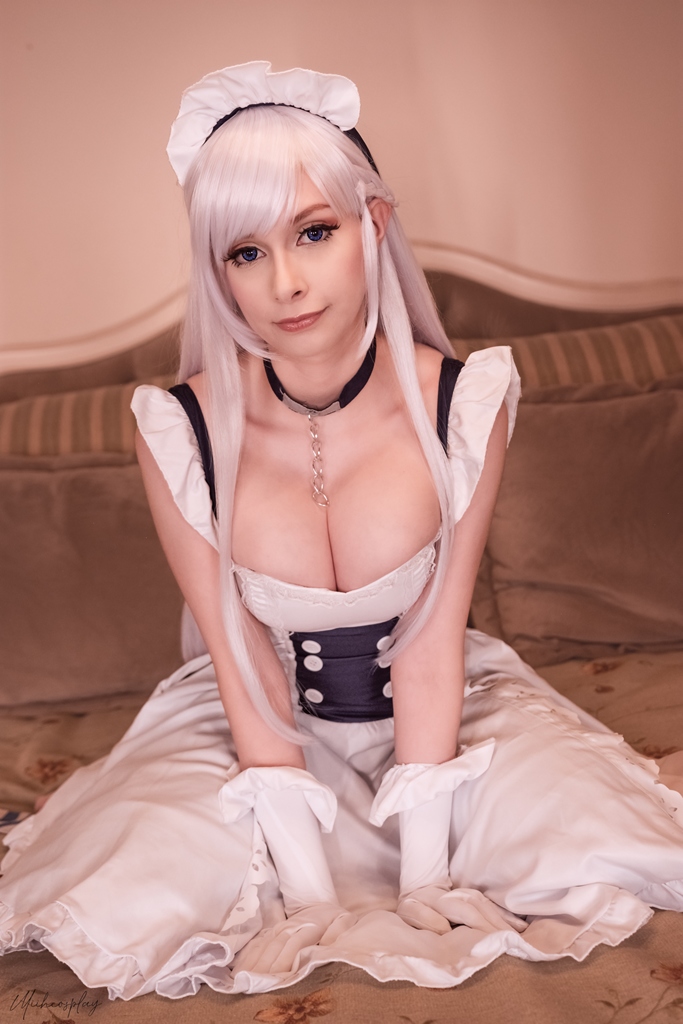 Miih Cosplay – Belfast (Azur Lane) (mitaku.net) photo 3-3