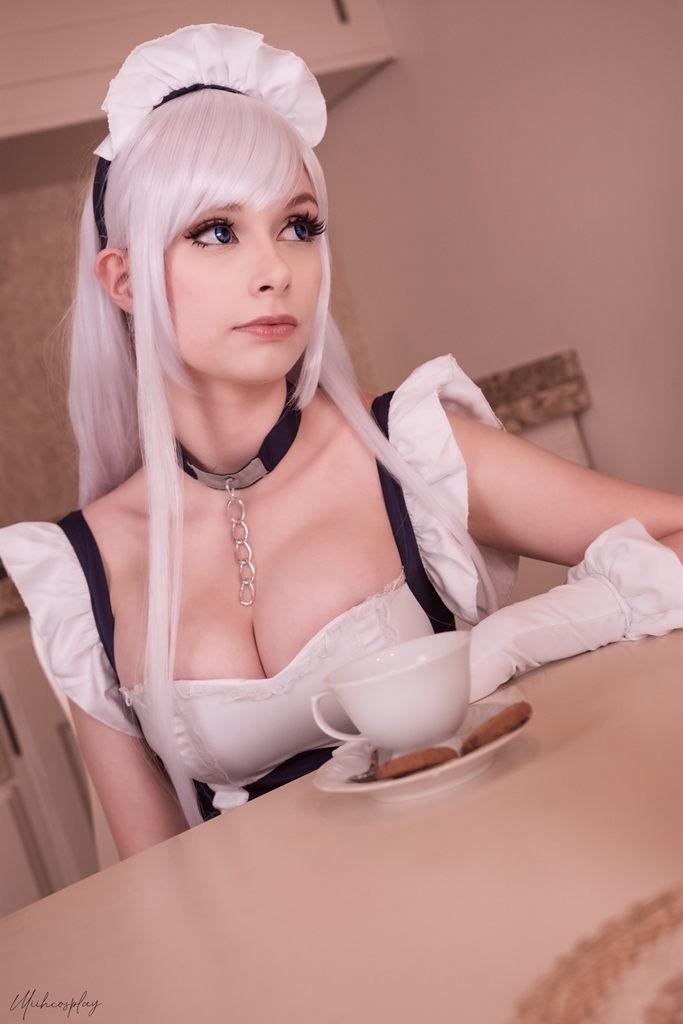 Miih Cosplay – Belfast (Azur Lane) (mitaku.net) photo 4-10