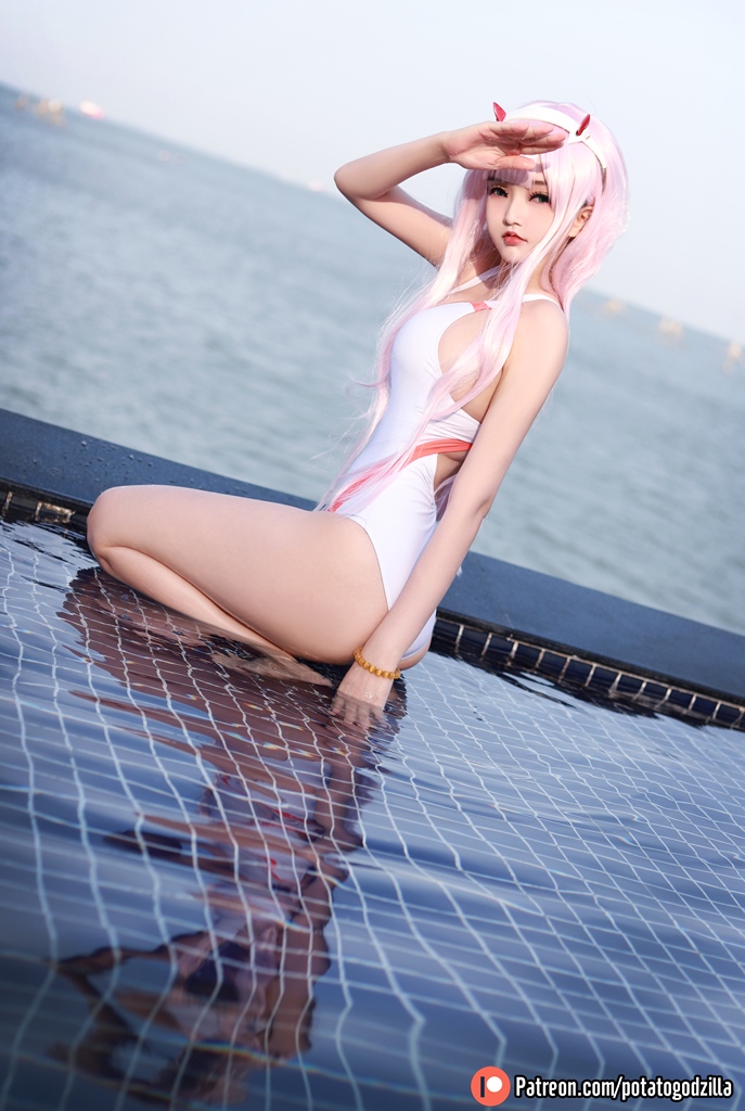 Potato Godzilla – Zero Two Swimsuit (mitaku.net) photo 2-3