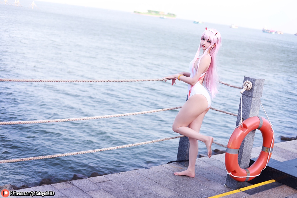 Potato Godzilla – Zero Two Swimsuit (mitaku.net) photo 1-8