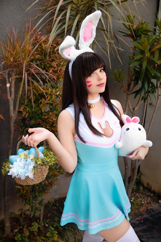 CatiCornplay – D.Va Easter Bunny (mitaku.net) photo 1-0