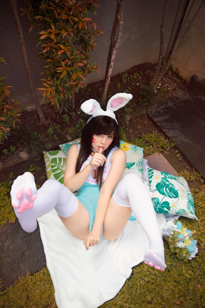 CatiCornplay – D.Va Easter Bunny (mitaku.net) photo 1-2