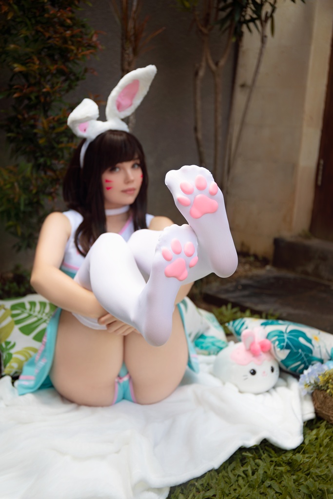 CatiCornplay – D.Va Easter Bunny (mitaku.net) photo 1-3