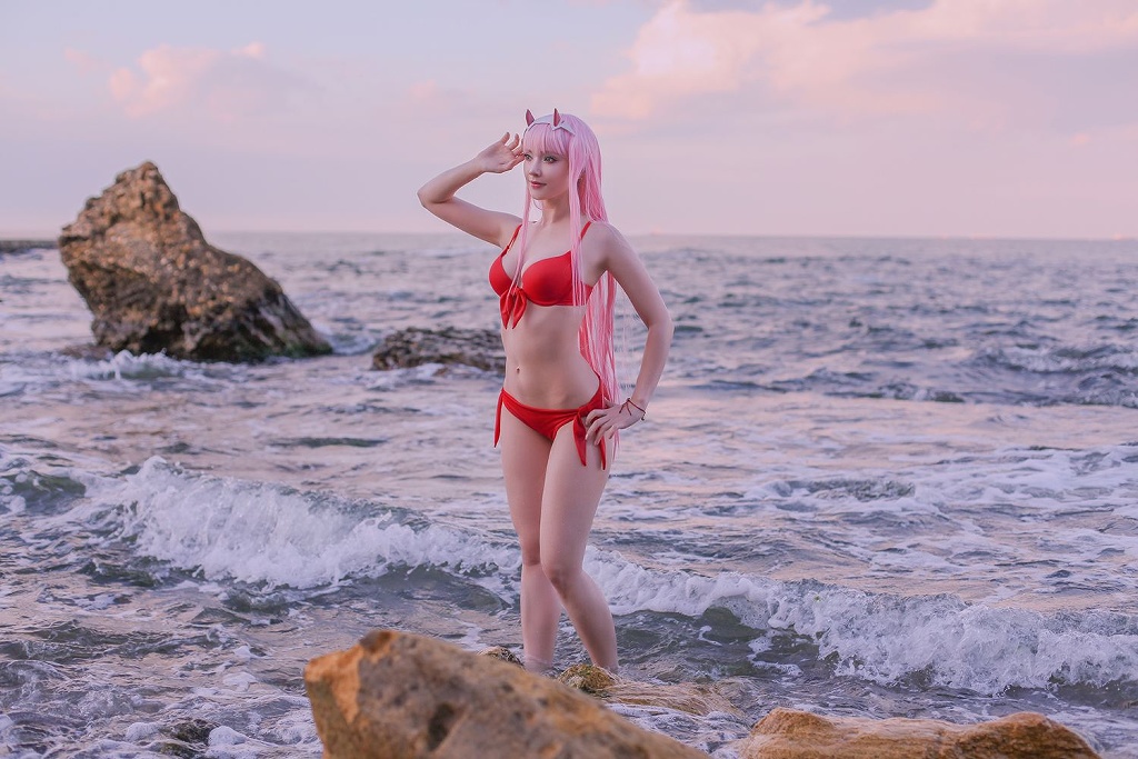 Sai Westwood (Misaki Sai) – Zero Two Bikini (mitaku.net) photo 1-6