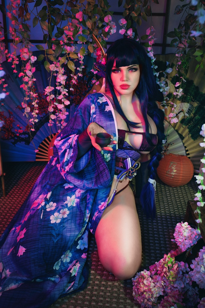 Alice Cosplay – Raiden Shogun Kimono (mitaku.net) photo 1-6