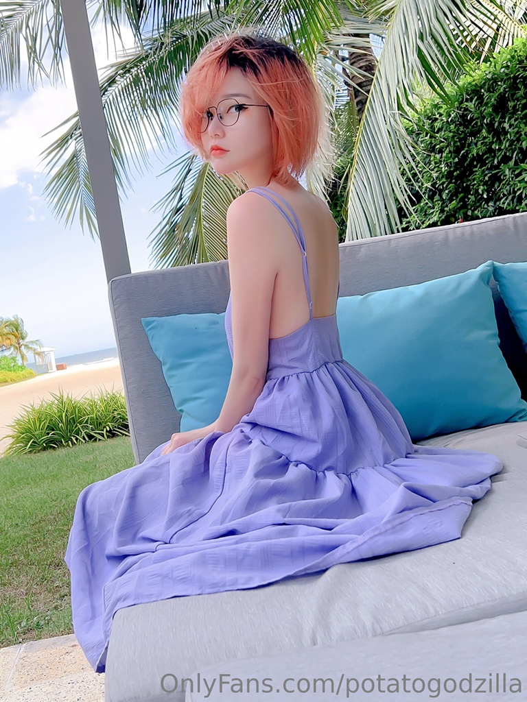 Potato Godzilla – Purple Dress (mitaku.net) photo 1-3