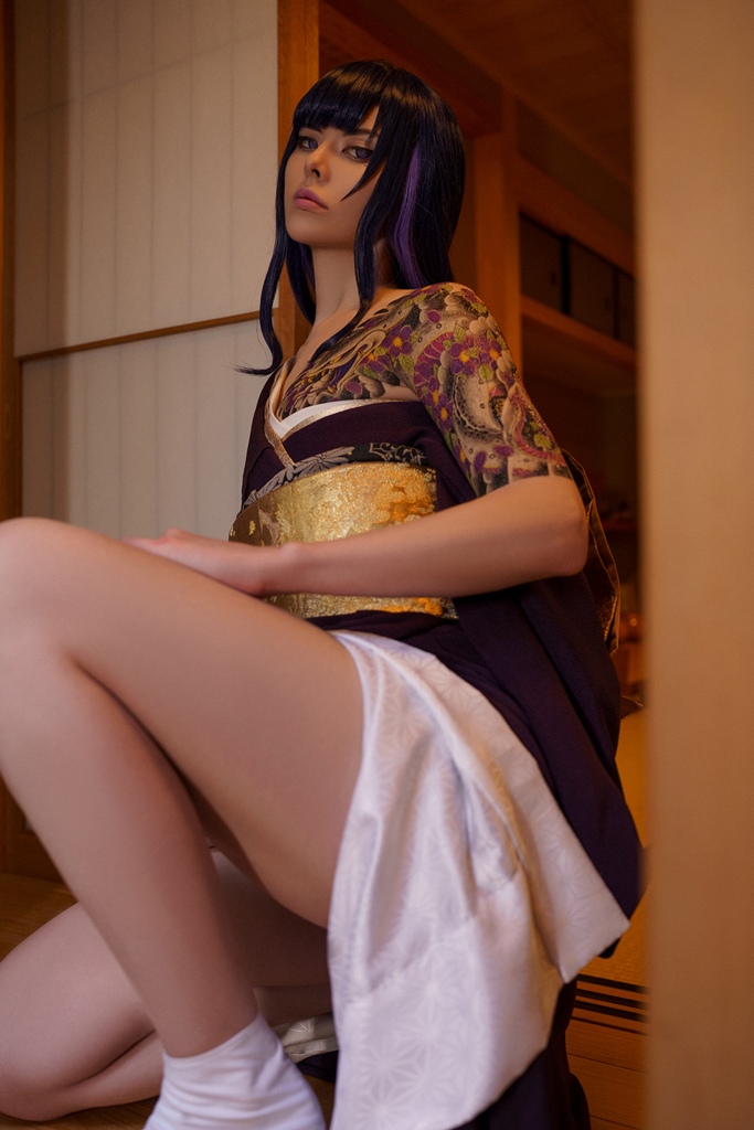 Vinnegal – Raiden Shogun Kimono (mitaku.net) photo 1-10