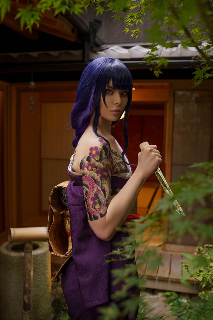 Vinnegal – Raiden Shogun Kimono (mitaku.net) photo 1-3