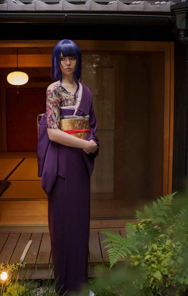Vinnegal – Raiden Shogun Kimono (mitaku.net) photo 1-5