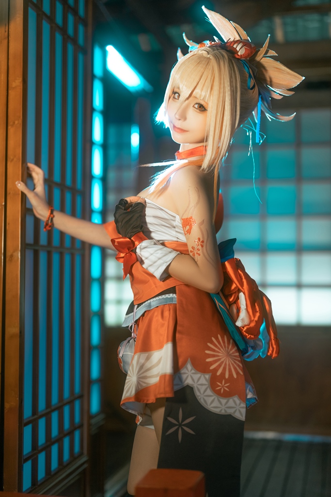 Chunmomo 蠢沫沫 – Yoimiya (mitaku.net) photo 1-6