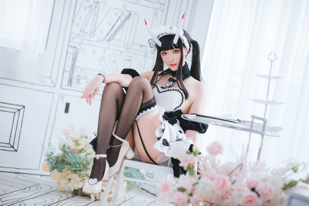 Guaxichan 瓜希酱 – Noshiro Maid (Azur Lane) (mitaku.net) photo 1-4