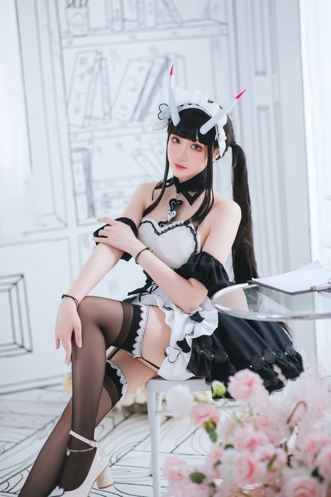 Guaxichan 瓜希酱 – Noshiro Maid (Azur Lane) (mitaku.net) photo 1-5