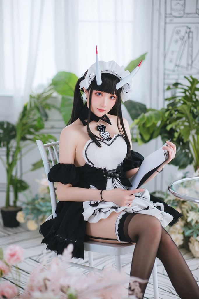 Guaxichan 瓜希酱 – Noshiro Maid (Azur Lane) (mitaku.net) photo 1-8