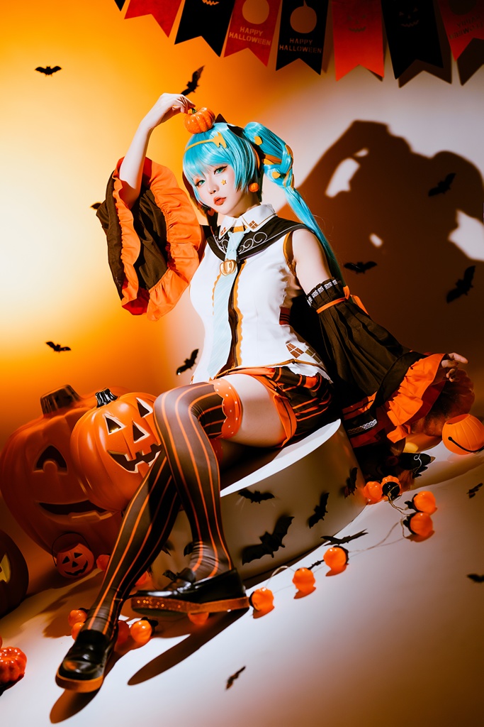 Hoshilily 星之迟迟 – Hatsune Miku Halloween (mitaku.net) photo 1-13