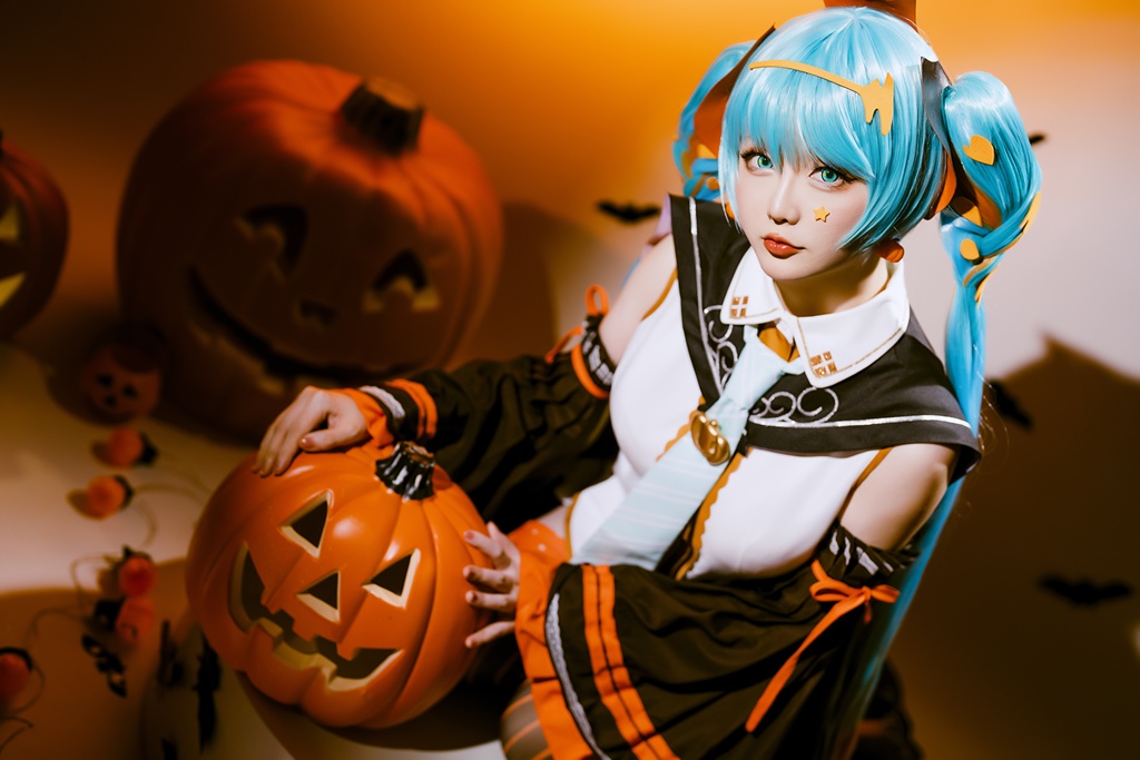 Hoshilily 星之迟迟 – Hatsune Miku Halloween (mitaku.net) photo 1-16