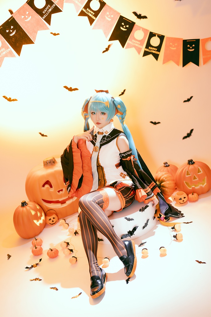 Hoshilily 星之迟迟 – Hatsune Miku Halloween (mitaku.net) photo 1-1