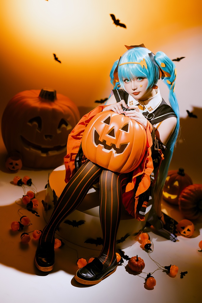 Hoshilily 星之迟迟 – Hatsune Miku Halloween (mitaku.net) photo 1-19