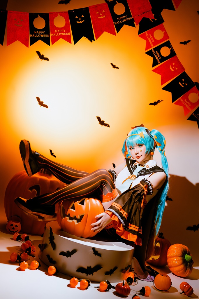 Hoshilily 星之迟迟 – Hatsune Miku Halloween (mitaku.net) photo 2-1