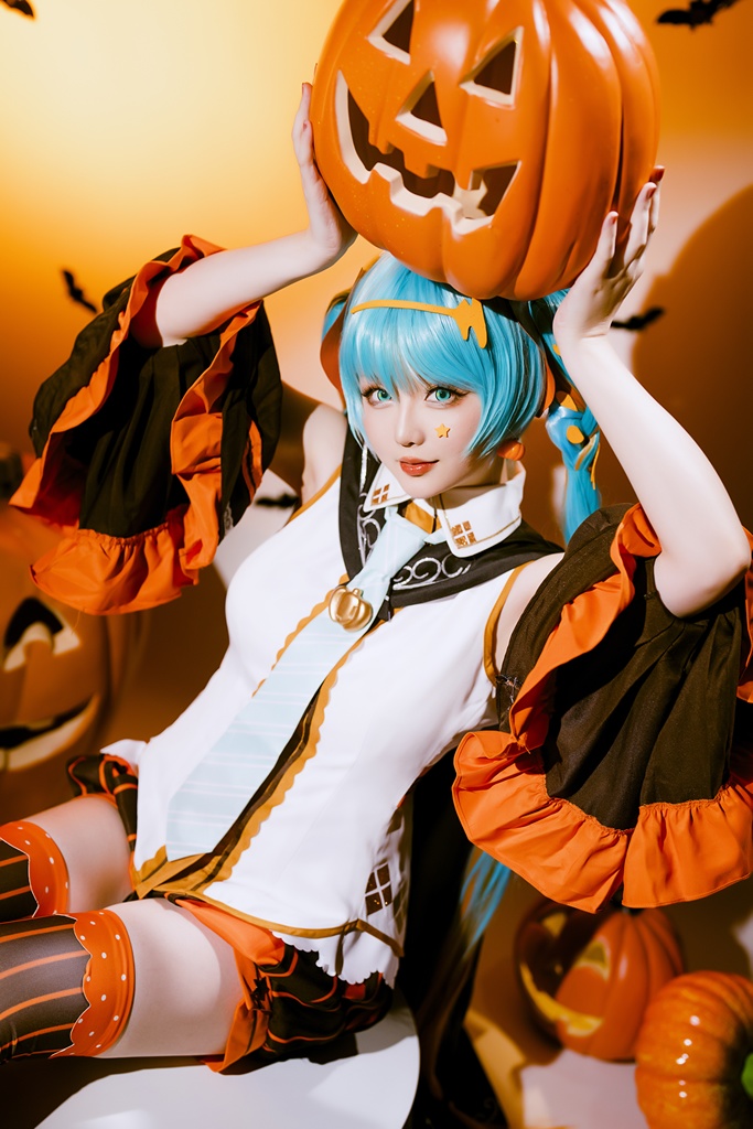 Hoshilily 星之迟迟 – Hatsune Miku Halloween (mitaku.net) photo 2-2