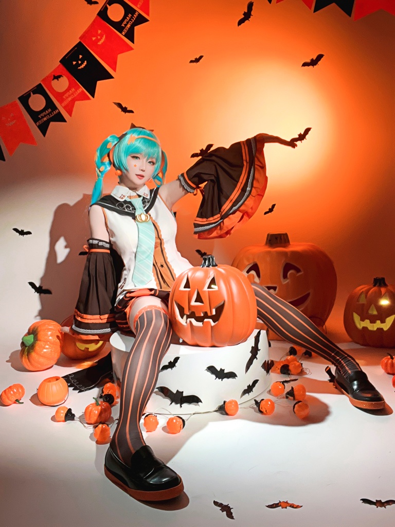 Hoshilily 星之迟迟 – Hatsune Miku Halloween (mitaku.net) photo 2-4