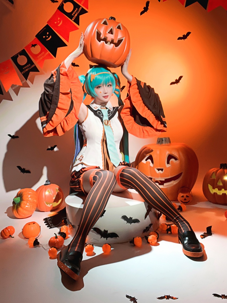 Hoshilily 星之迟迟 – Hatsune Miku Halloween (mitaku.net) photo 2-7