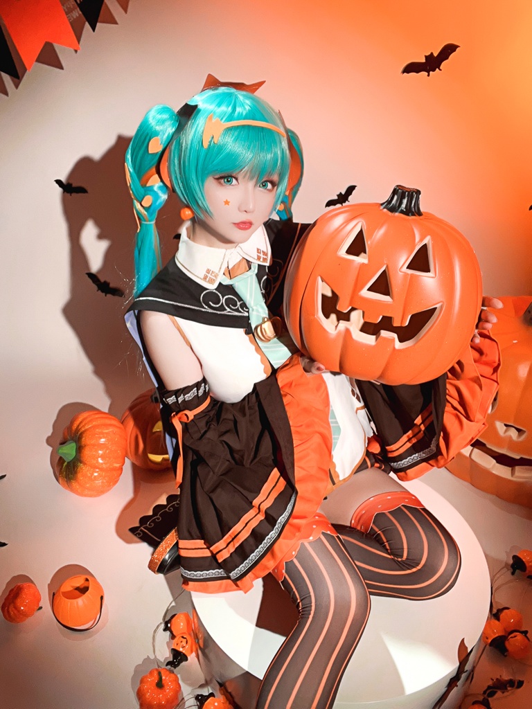 Hoshilily 星之迟迟 – Hatsune Miku Halloween (mitaku.net) photo 2-11