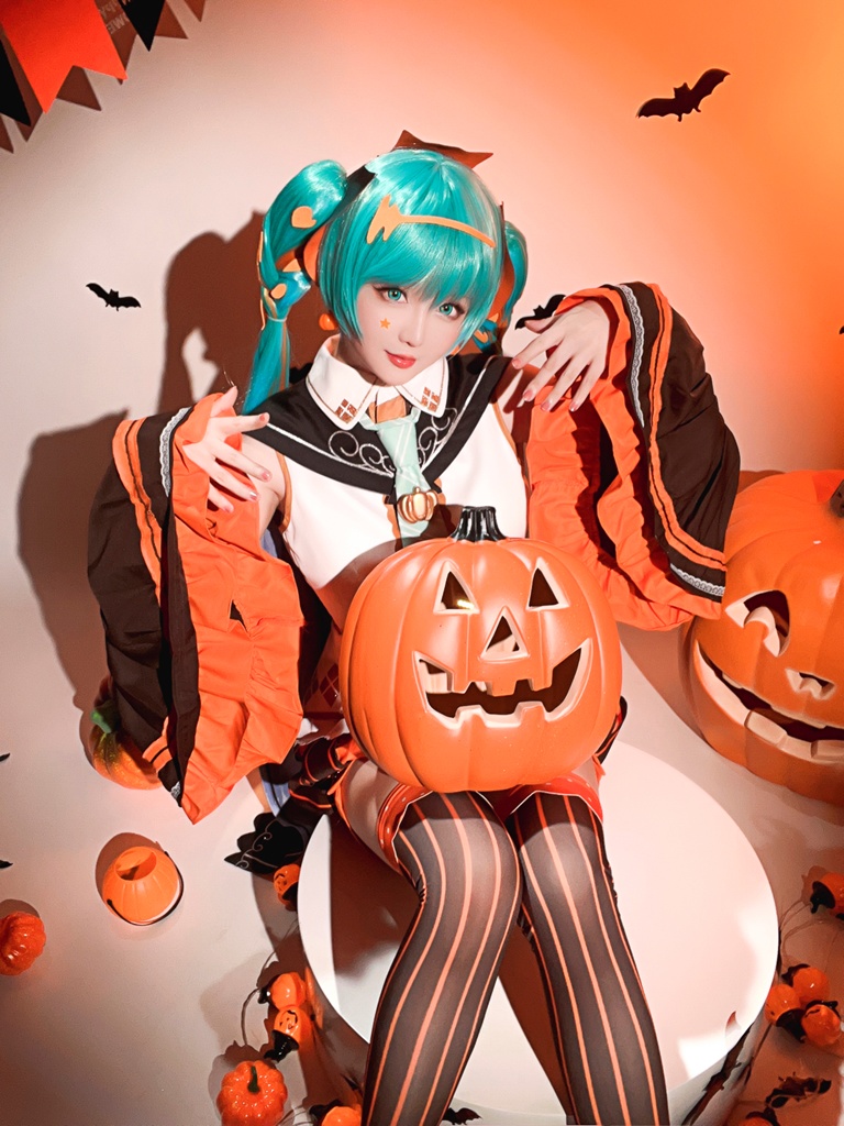 Hoshilily 星之迟迟 – Hatsune Miku Halloween (mitaku.net) photo 2-12